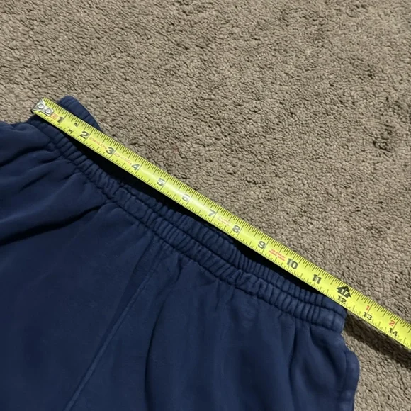 EUC Champion Brand Sweats-Men’s Sz S-Cotton Blend-Navy/Yellow-Drawstring Waist - Picture 10 of 14